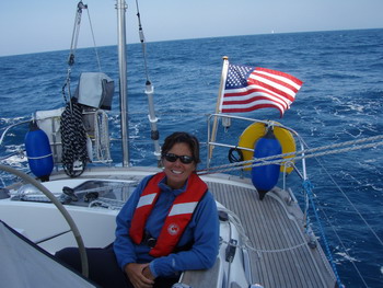 Katie sailing